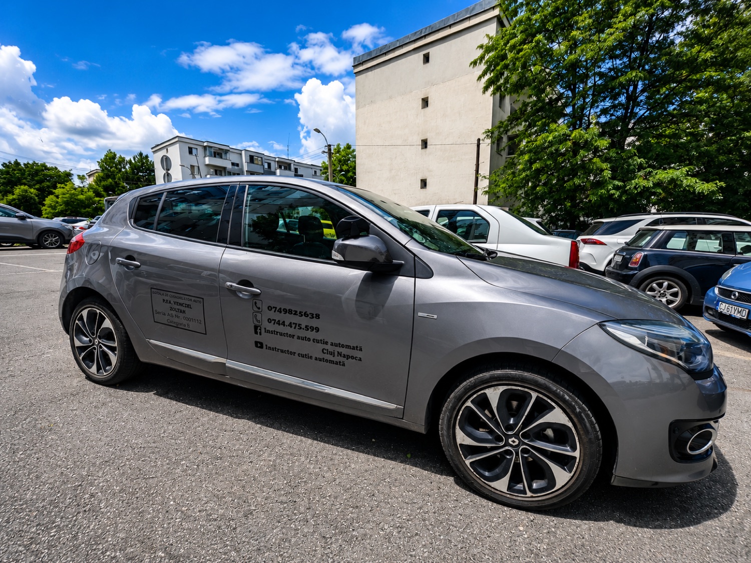 Renault Mégane, mașina de școală pentru cutie automată